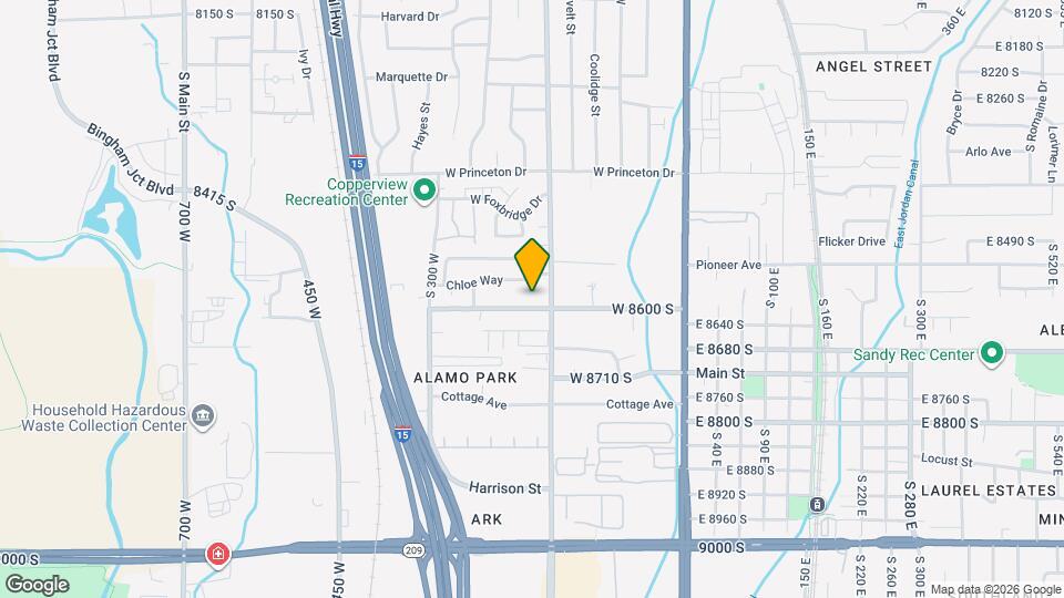 174 W 8600 S Map and Location Details