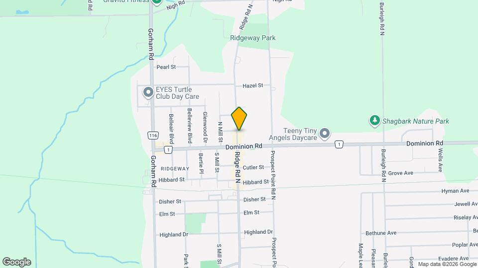 406 Ridge Rd N Map and Location Details