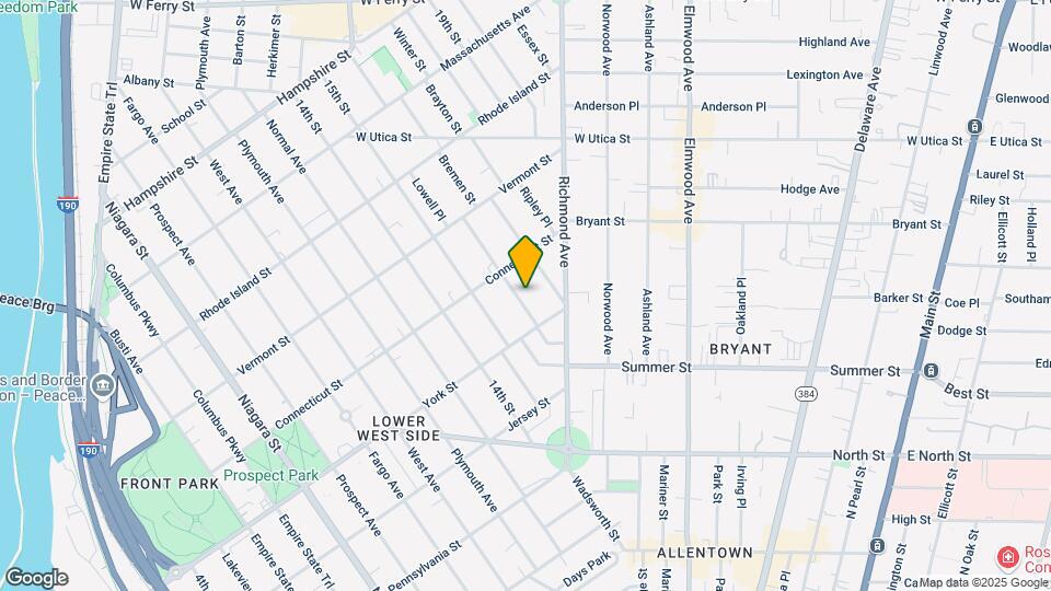 81 16th St, Unit Upper Map and Location Details