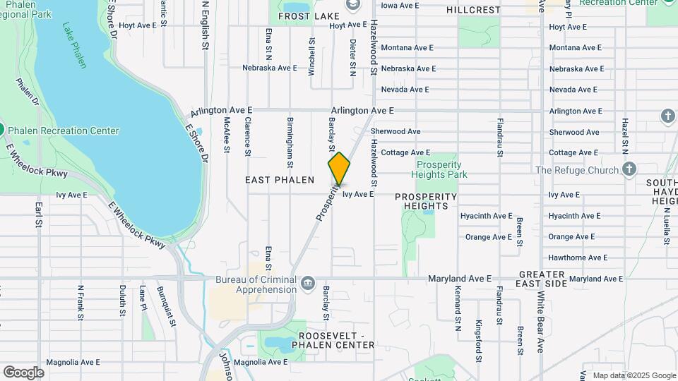 1485 Ivy Ave E Mapa y Detalles de la Ubicación