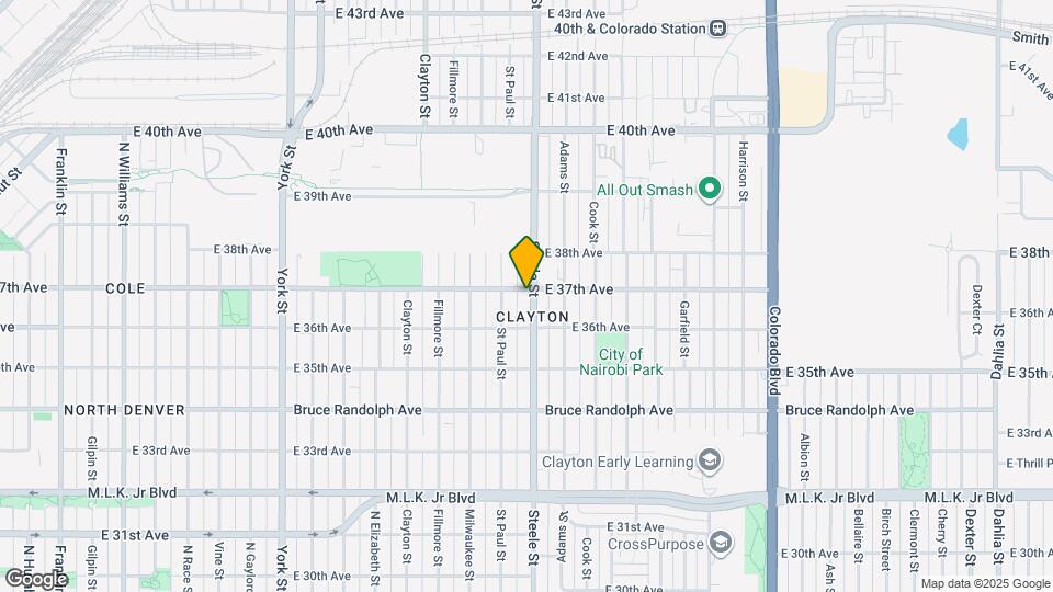 3651 Steele St Mapa y Detalles de la Ubicación