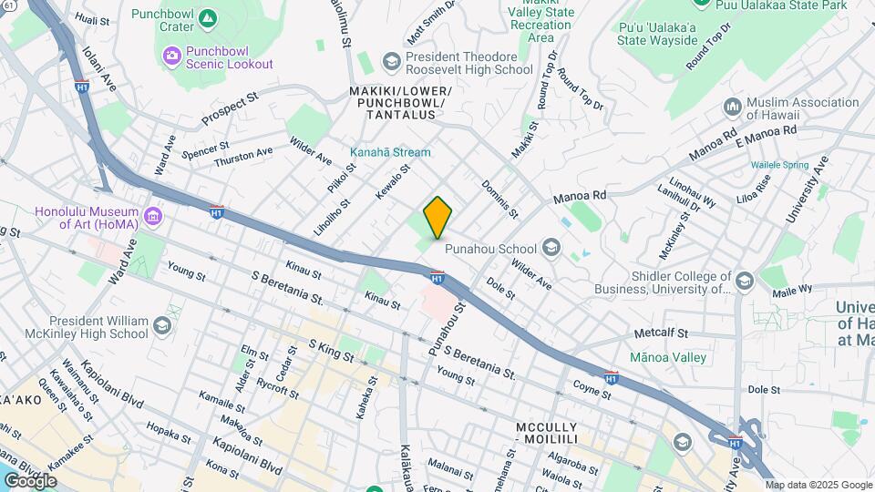 1531 Makiki St Mapa y Detalles de la Ubicación