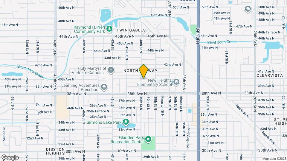 3934 40th Ave N Map and Location Details