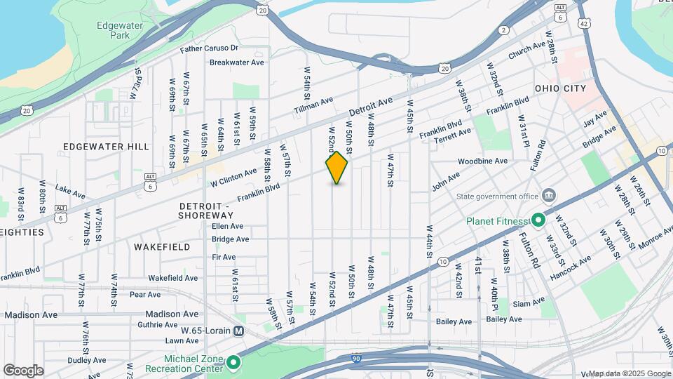 1791 W 52nd St Map and Location Details