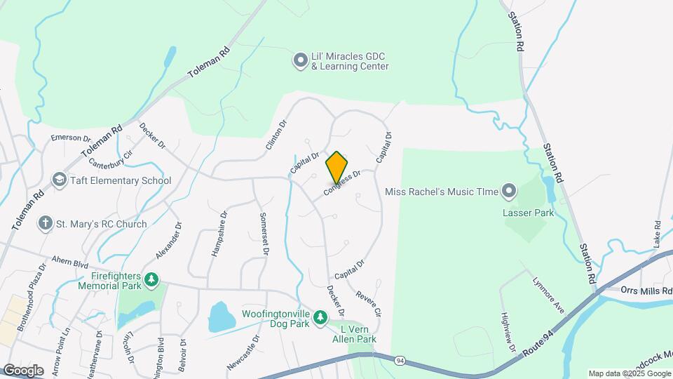 10 Congress Dr Map and Location Details