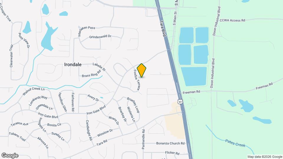 10180 Foxfire Terrace Map and Location Details