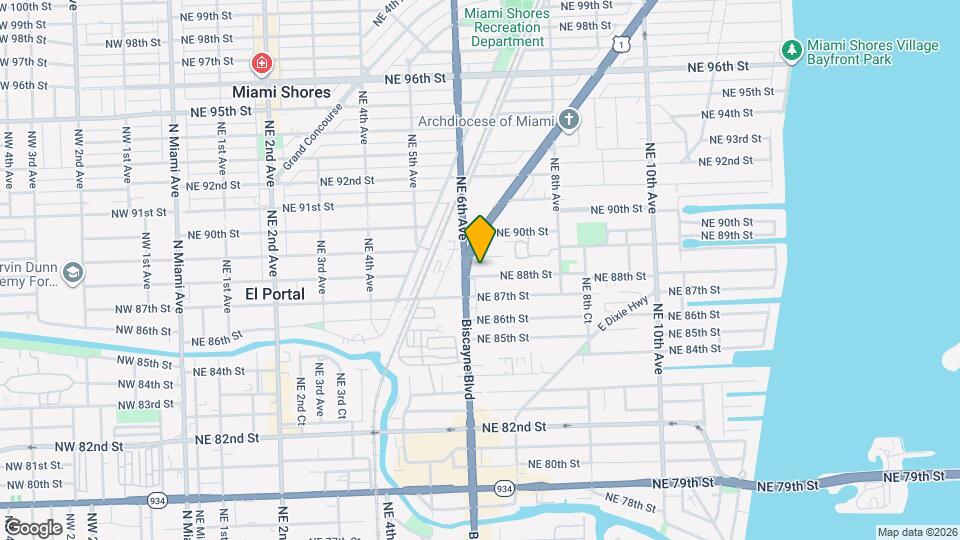 625 NE 88th St Mapa y Detalles de la Ubicación