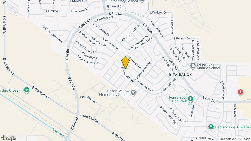 7960 S Carbury Way Map and Location Details