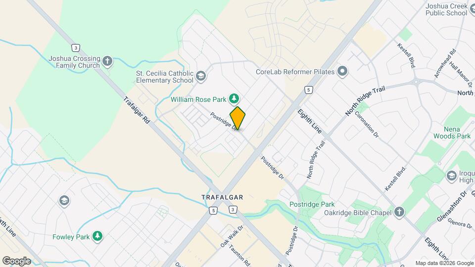 3052 Postridge Dr Map and Location Details