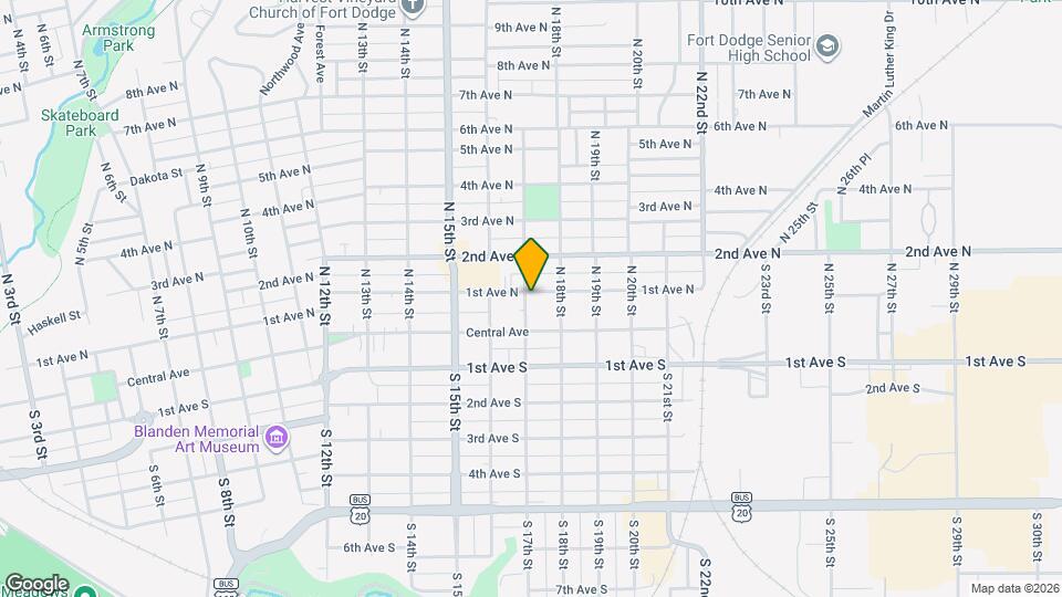 1701 1st Ave N Map and Location Details