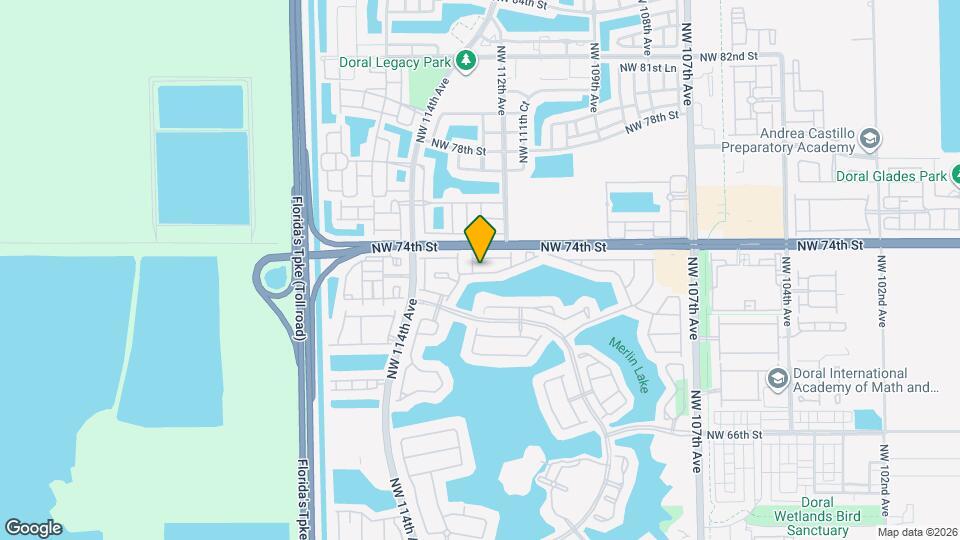 11221 NW 73rd St Map and Location Details