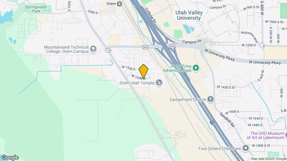 1129 W 1390 S Mapa y Detalles de la Ubicación