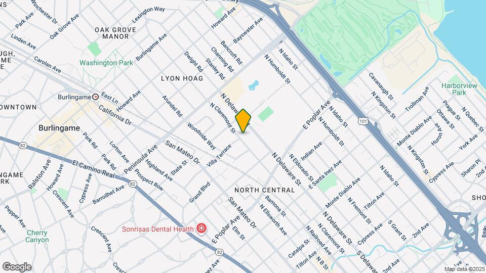 632 N Claremont St, Unit A Map and Location Details