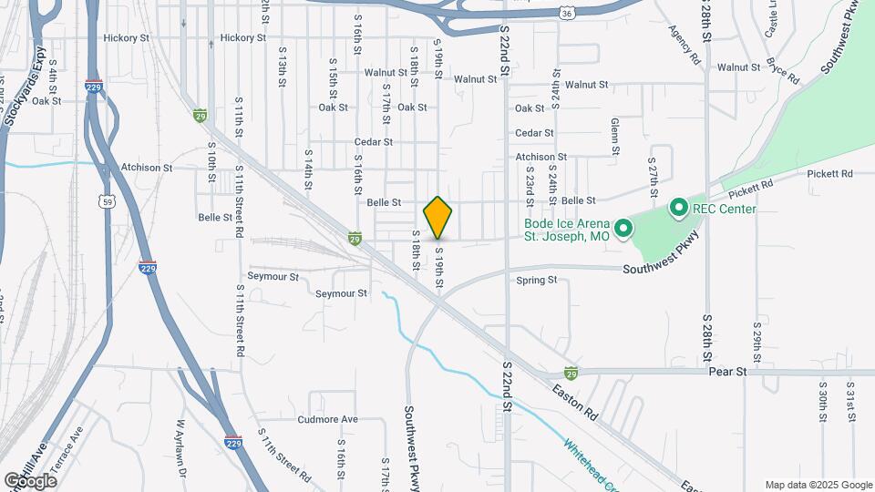 2902 S 19th St Mapa y Detalles de la Ubicación