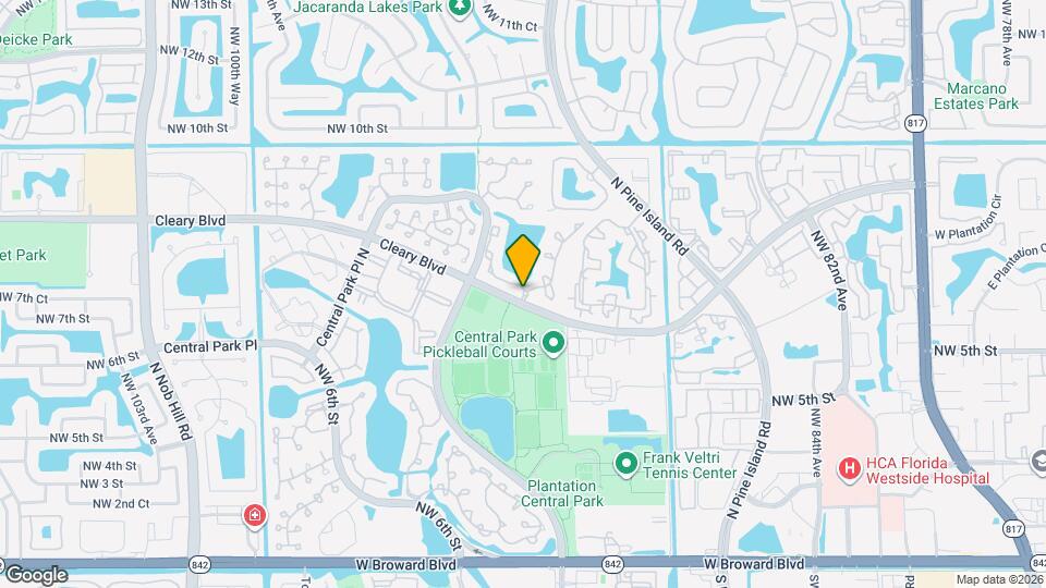 882 NW 92nd Ave Map and Location Details