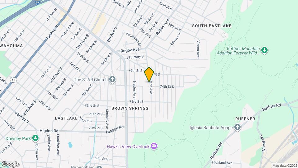 7404 Paris Ave Map and Location Details