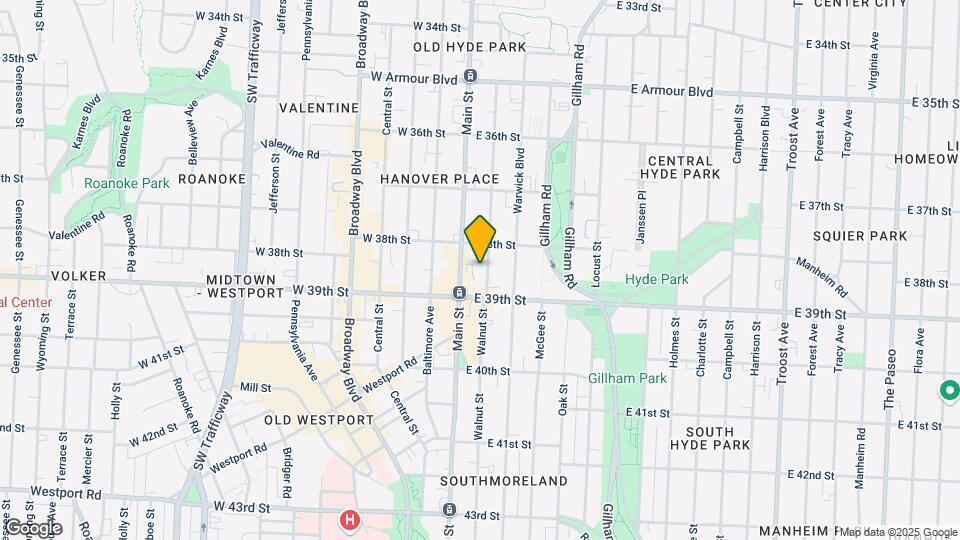 3820 Walnut St Map and Location Details
