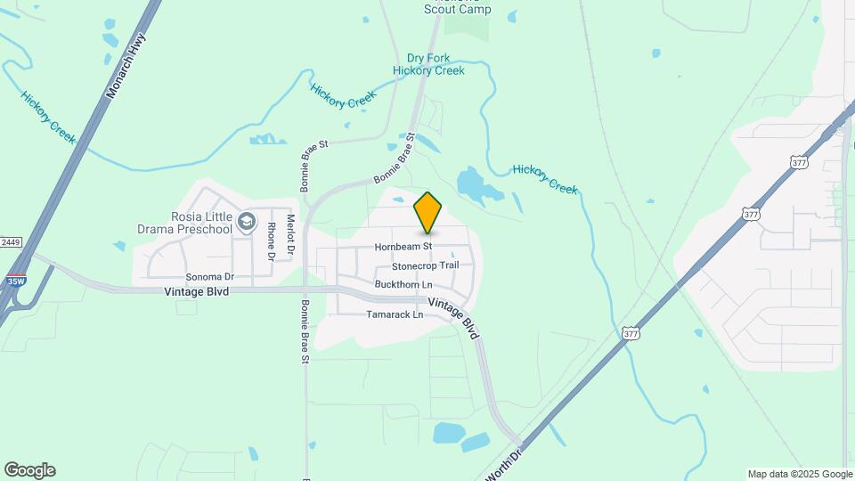 3200 Hornbeam St Map and Location Details