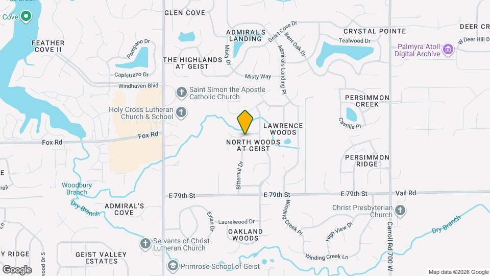 12111 Pepperwood Dr Map and Location Details