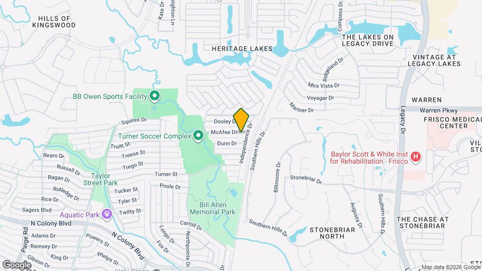 6053 McAfee Dr Map and Location Details