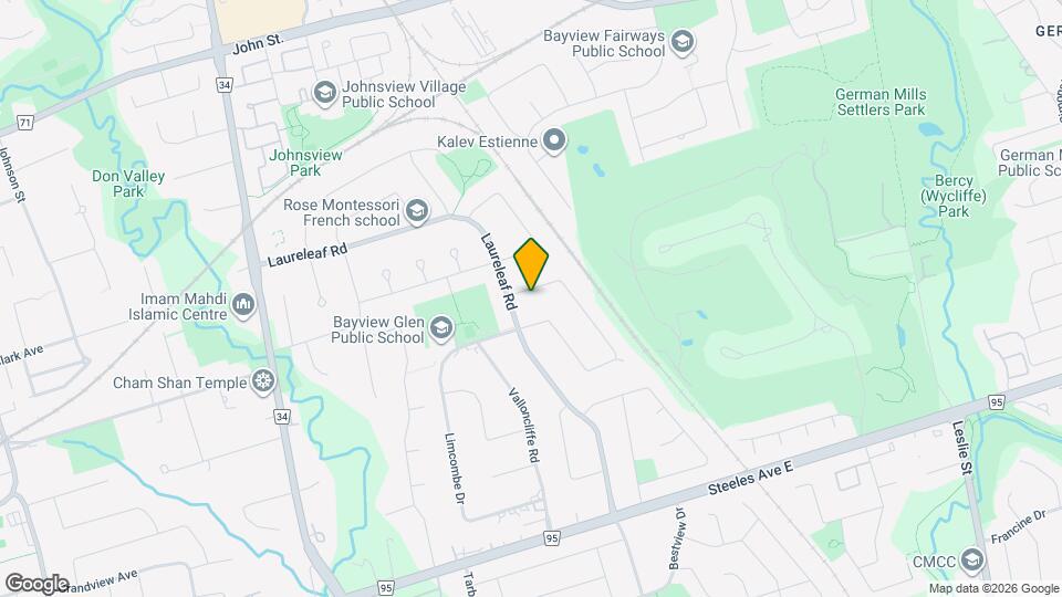 126 Babcombe Dr Map and Location Details