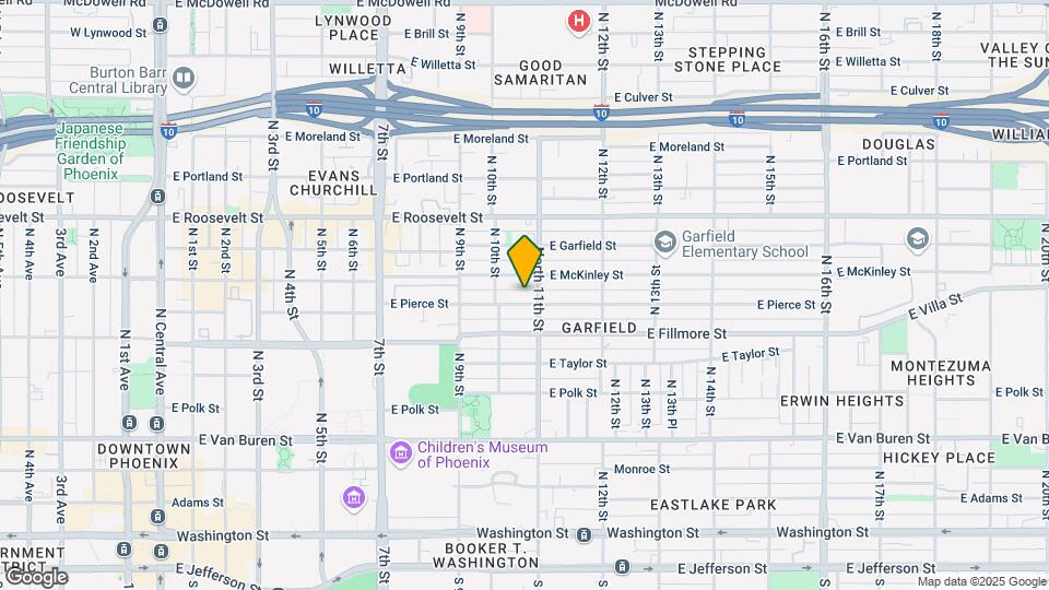 1026 E Pierce St Mapa y Detalles de la Ubicación