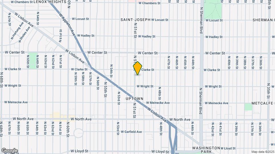 2542-2544 N 51st St, Unit 2544 N 51st st Map and Location Details