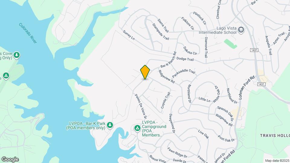 7307 Bar K Ranch Rd Map and Location Details