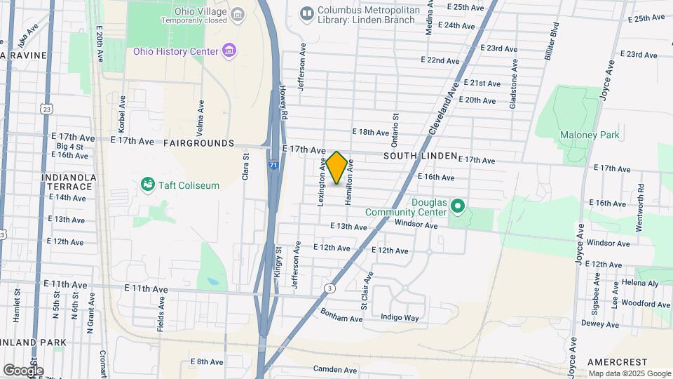 989 E 15th Ave Mapa y Detalles de la Ubicación