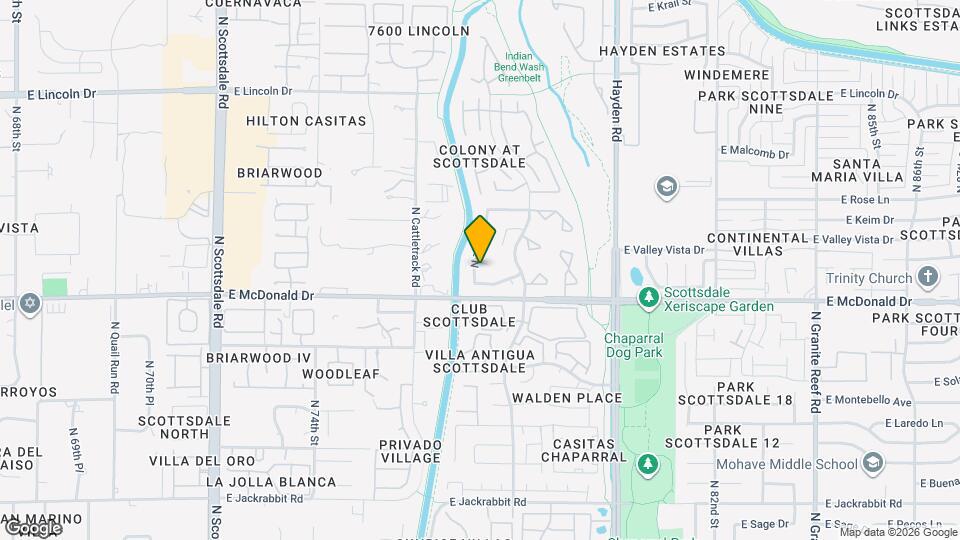 7725 E Berridge Ln Map and Location Details