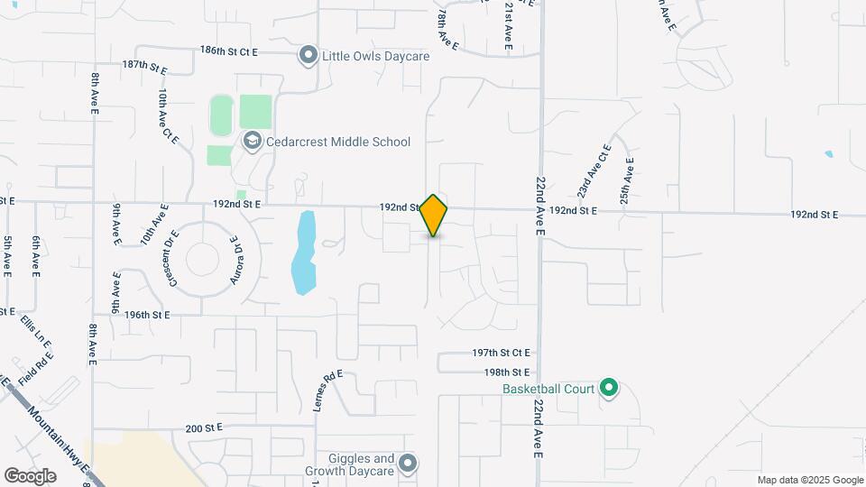 19232 18th Ave Ct E Map and Location Details