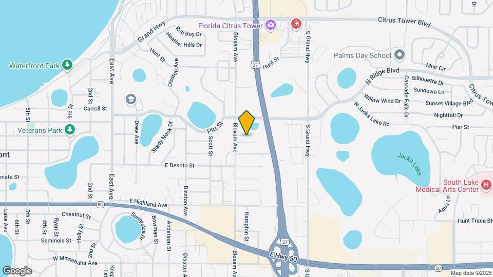 733 E Minneola Ave Map and Location Details