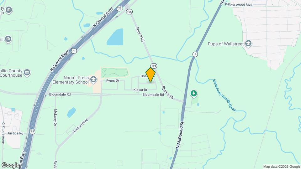 513 Wichita Trail Map and Location Details