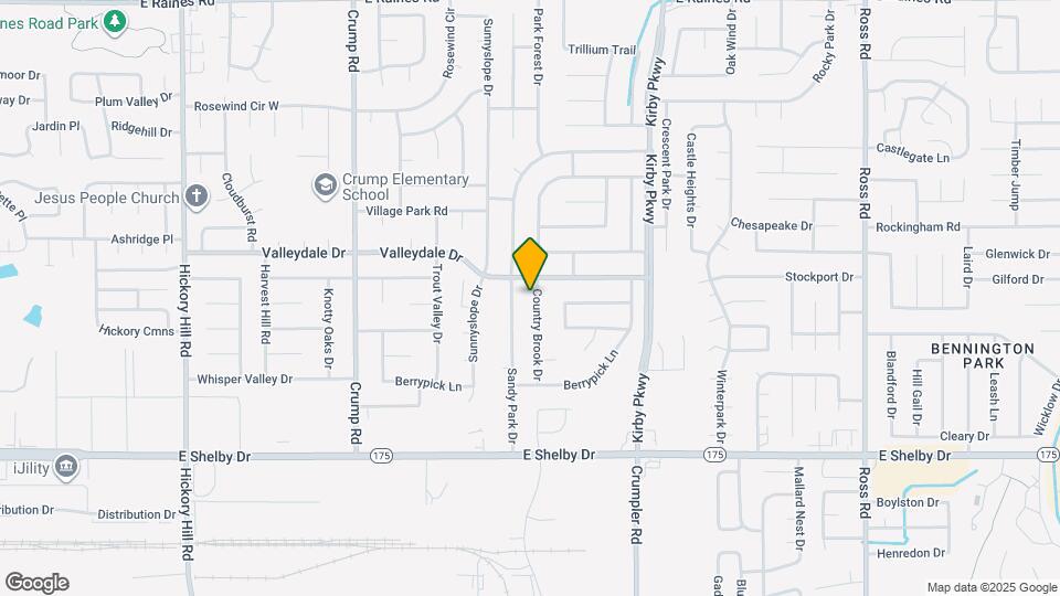 4511 Country Brook Dr Map and Location Details