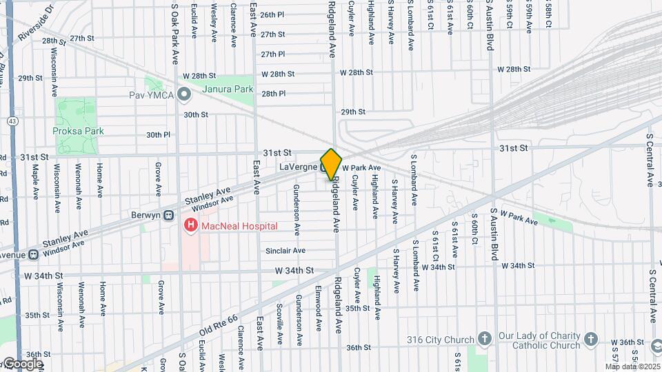 3144 S Ridgeland Ave Mapa y Detalles de la Ubicación