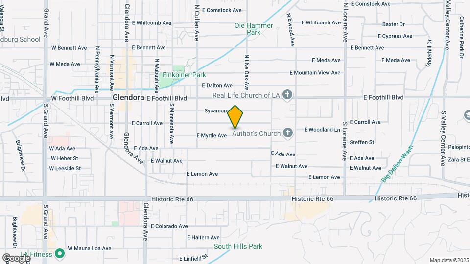 635 E Myrtle Ave Map and Location Details
