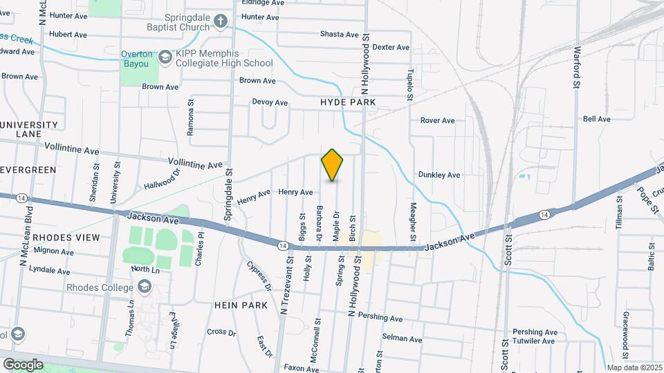 927 Maple Dr Map and Location Details