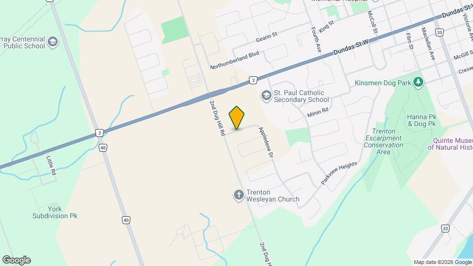 166 Appledene Dr Map and Location Details