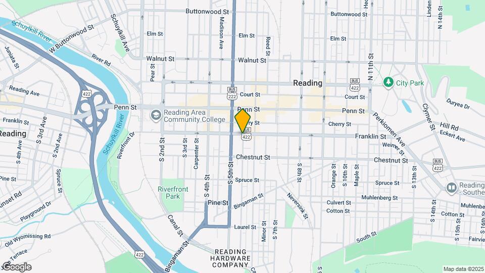 522 Franklin St Mapa y Detalles de la Ubicación