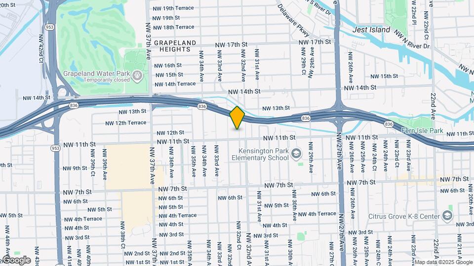 1120 NW 32nd Ct Map and Location Details