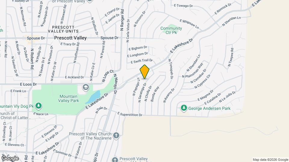 4266 N Saratoga Dr Map and Location Details