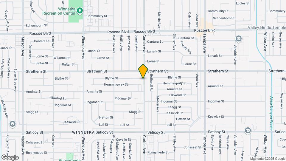 19700 Blythe St Map and Location Details