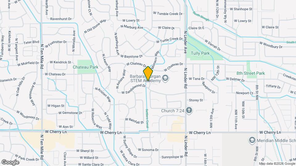 2135 N Monaco Way Map and Location Details
