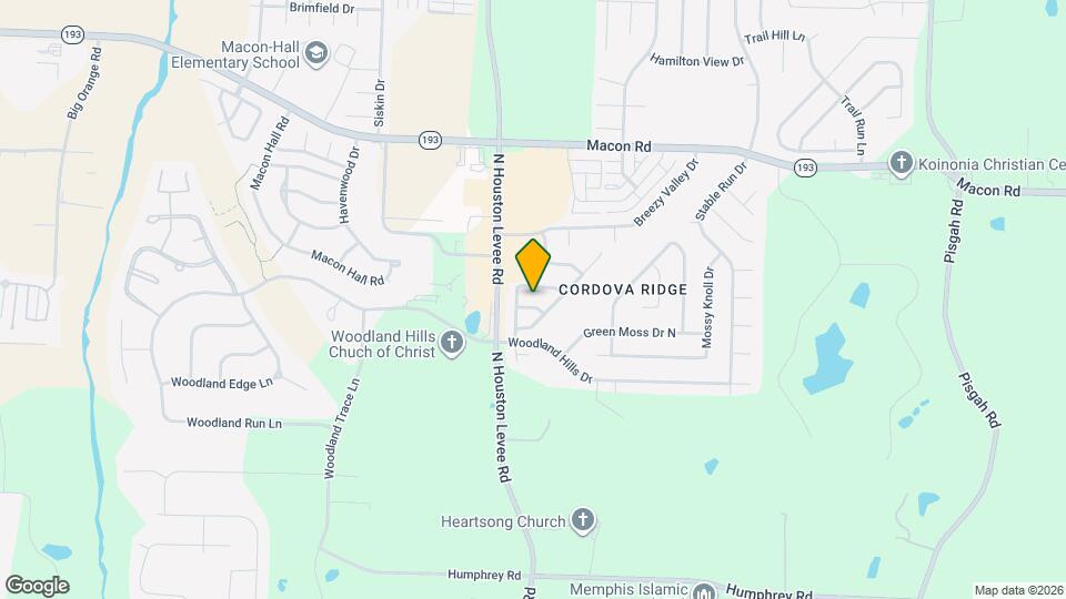 10100 Cross Hill Dr Mapa y Detalles de la Ubicación