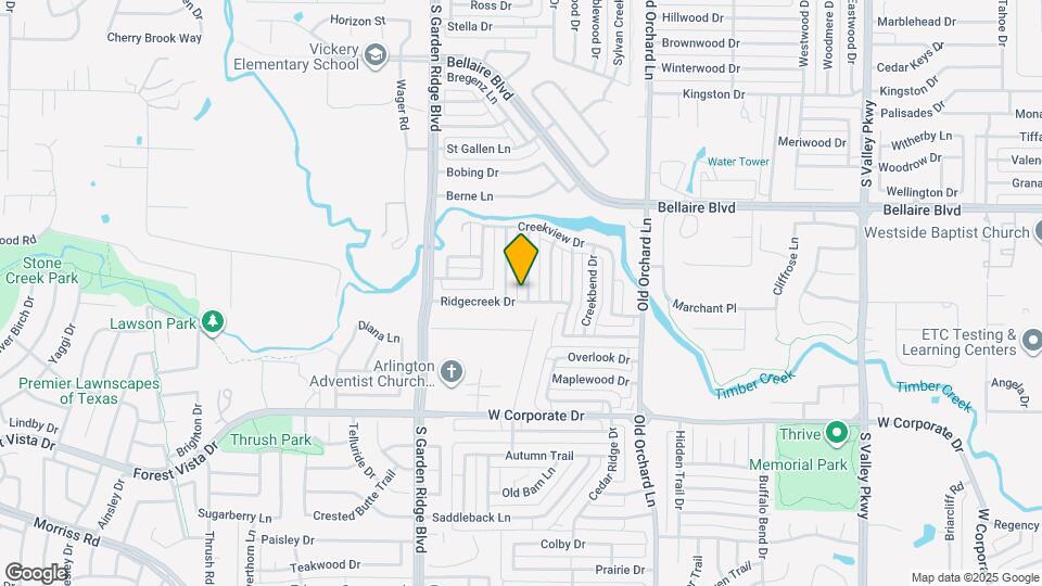 1728 Creekpoint Dr Map and Location Details