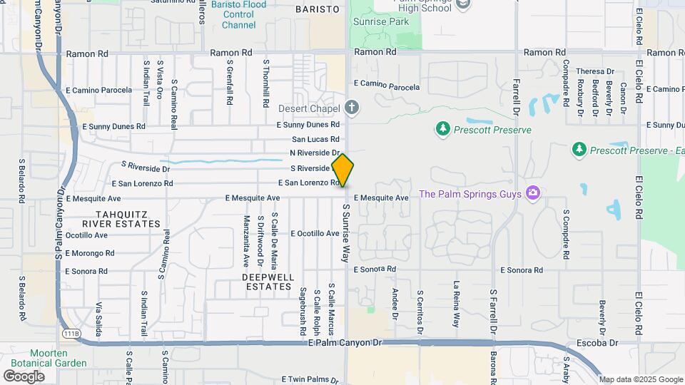 1680 E Mesquite Ave Map and Location Details