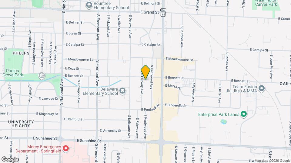 1412 S Fairway Ave Map and Location Details