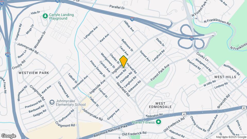1444 Barrett Rd Map and Location Details