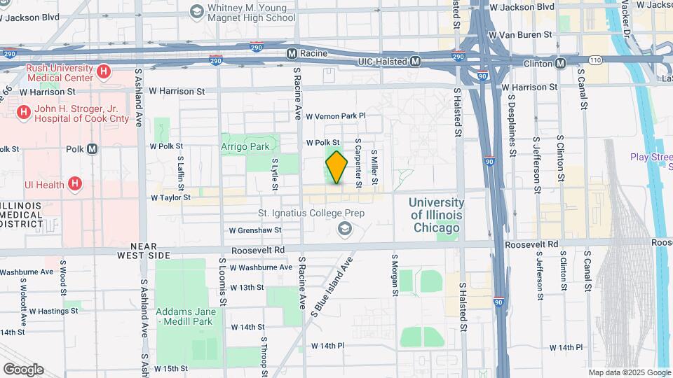 1104 W Taylor St, Unit 2R Map and Location Details