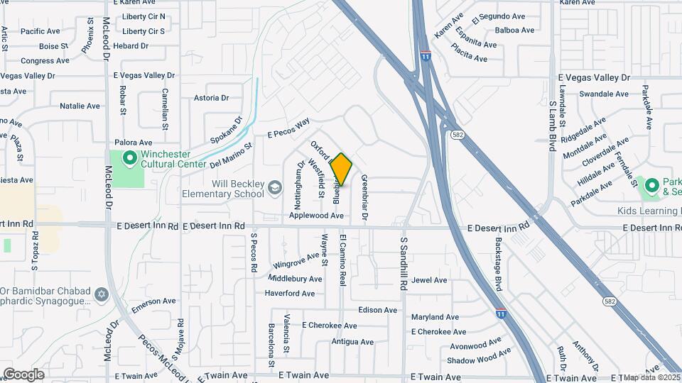 3210 Bluebird St Map and Location Details